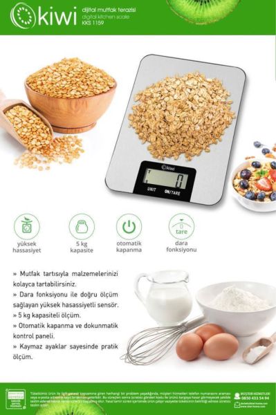 Kiwi Dijital Mutfak Tartısı KKS-1159